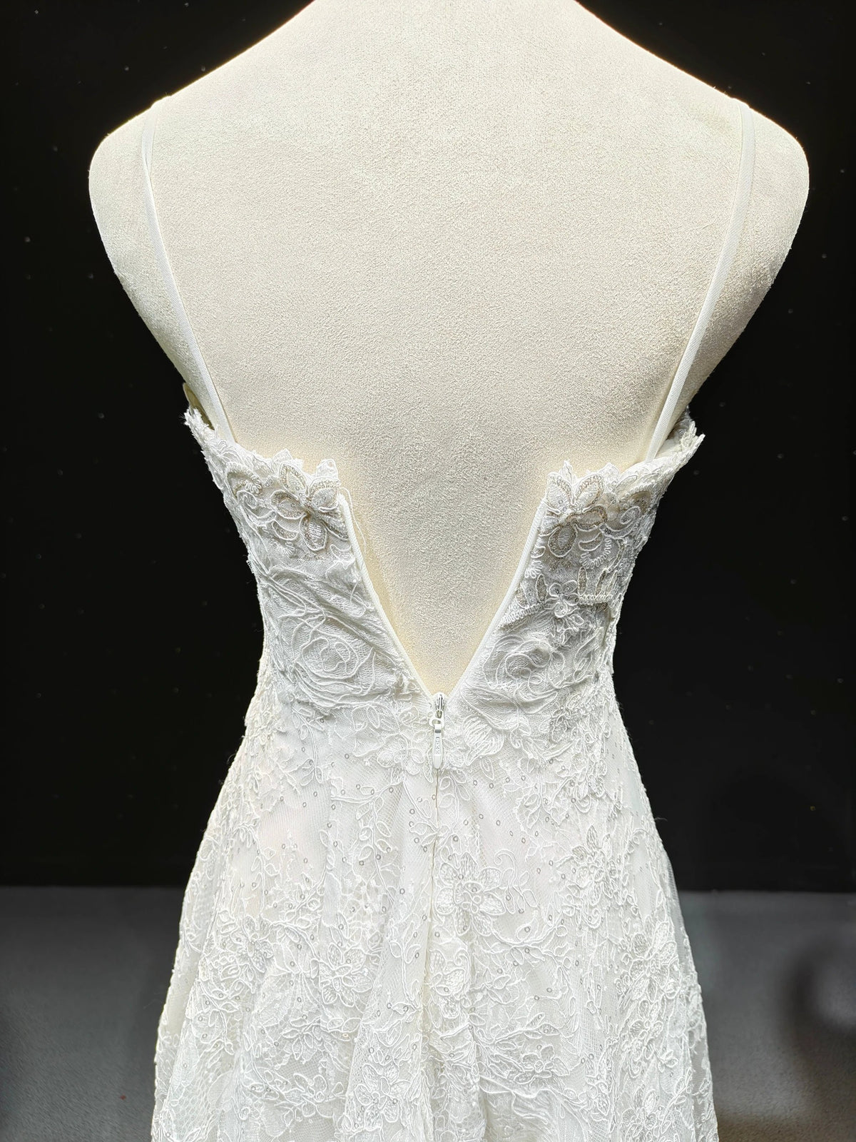 Lace Petal Slip Gown by ZAPDRESS