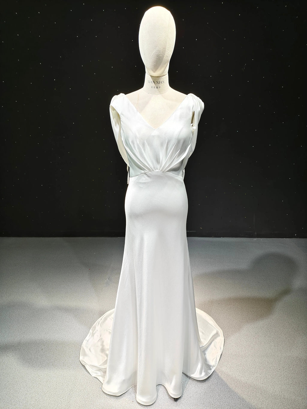 Satin Fold Elegance by ZAPDRESS