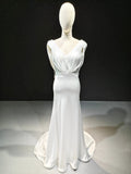 Satin Fold Elegance by ZAPDRESS