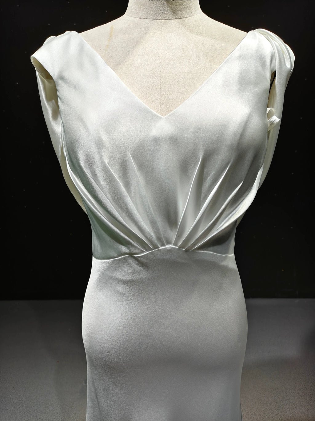 Satin Fold Elegance by ZAPDRESS