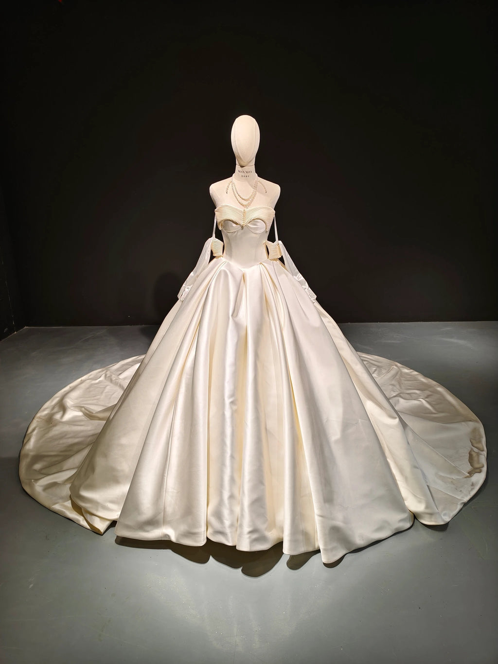 Pearl Satin Regalia by ZAPDRESS