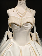 Pearl Satin Regalia by ZAPDRESS