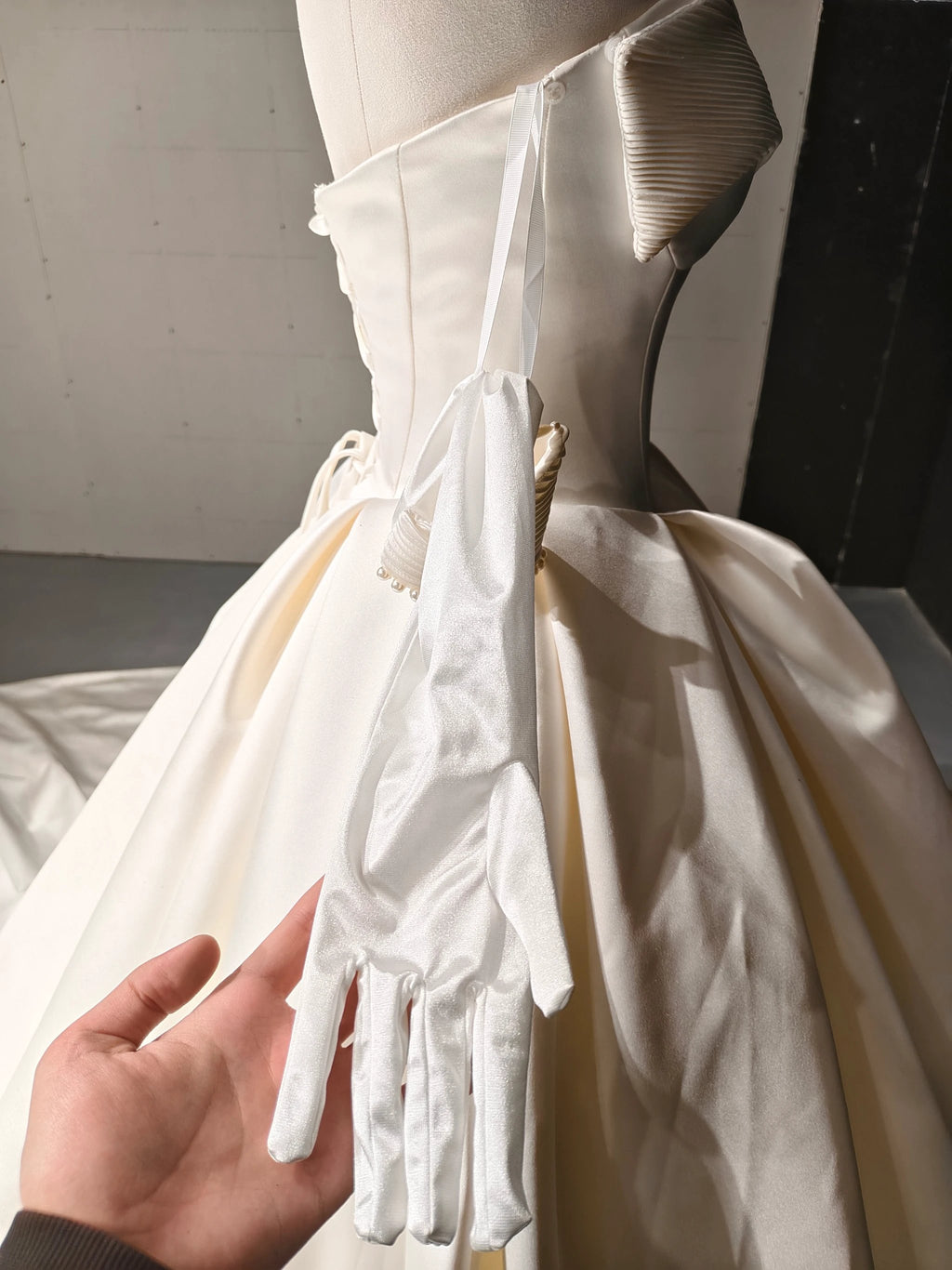 Pearl Satin Regalia by ZAPDRESS
