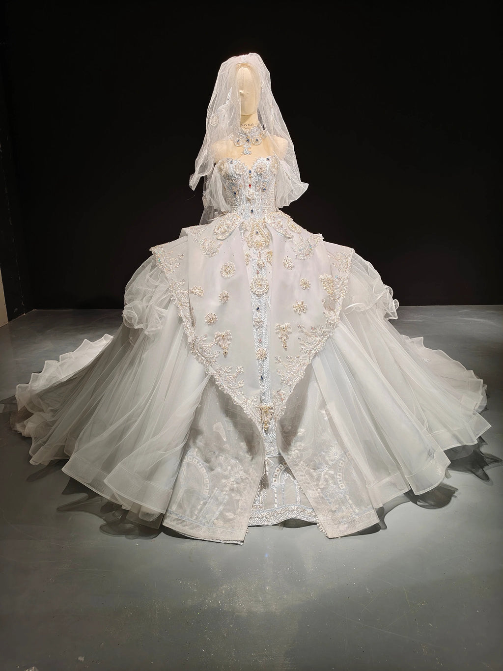 Celestial Sapphire Couture Gown by ZAPDRESS