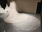 Crystal Rose Cathedral Veil Gown by ZAPDRESS