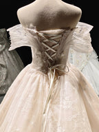 Lace Rose Tulle Ballgown by ZAPDRESS