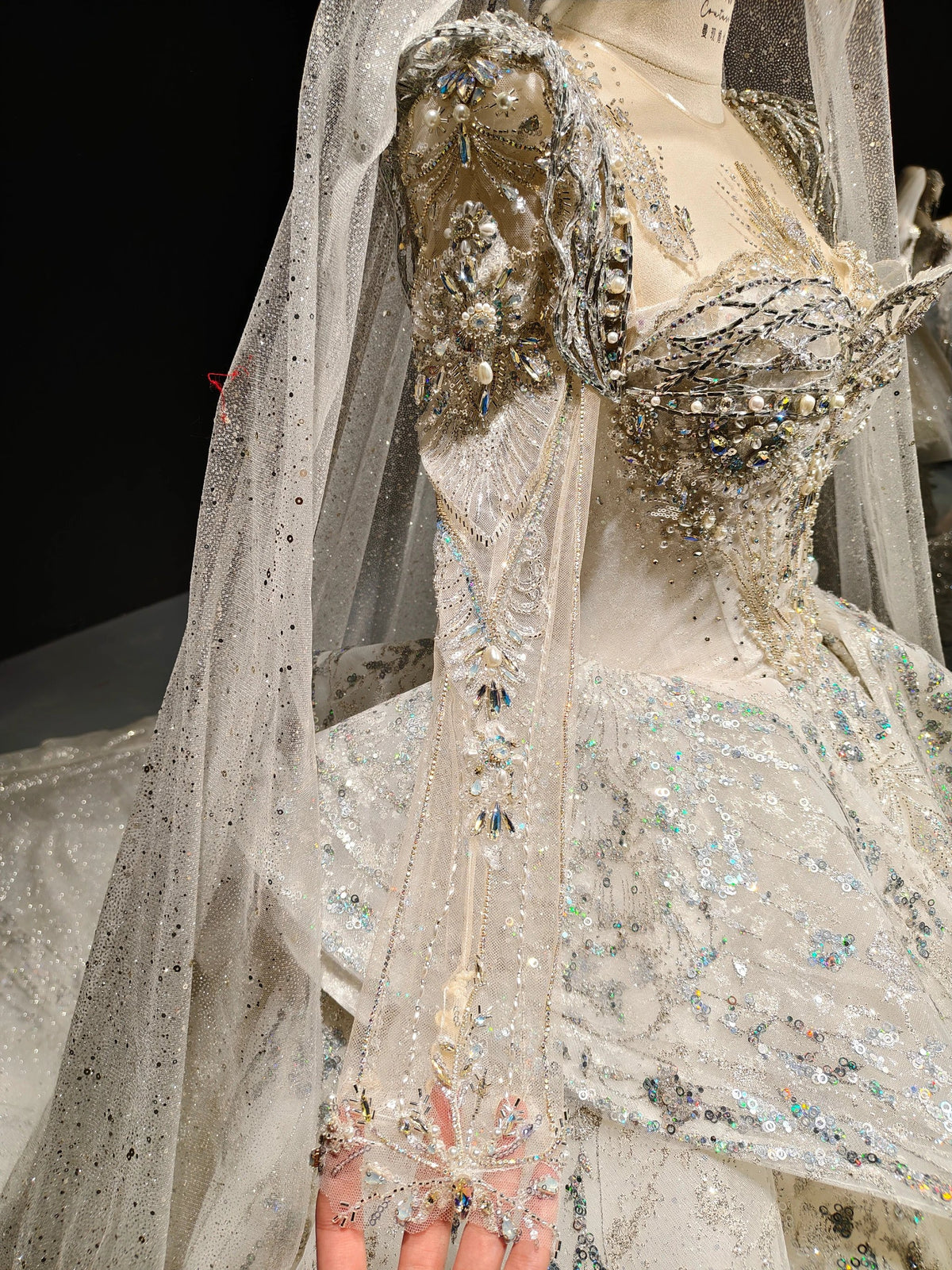 Stardust Cathedral Veil Gown by ZAPDRESS
