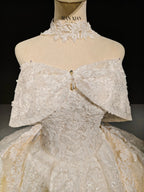 Lace Bow Stardust Ballgown by ZAPDRESS