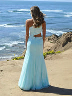 Gracelyn |Sheath One Shoulder Sequins Prom Dress with 3D Appliques by KissProm