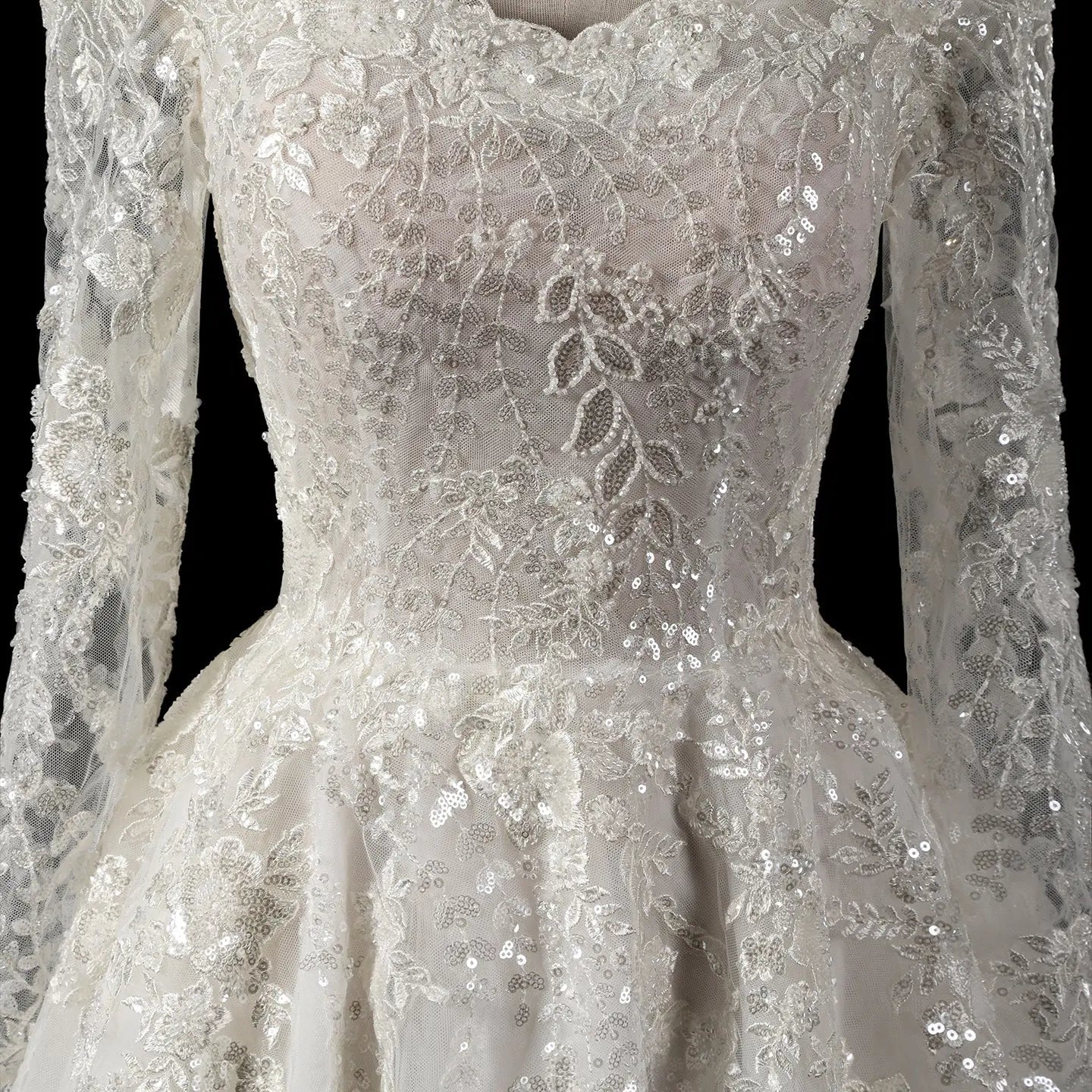 Elegant Off White Off-the-Shoulder Lace Short Wedding Dress SW723