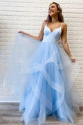 Inspired Prom Dress Ballgown Ruffles Pink Formal Gowns SYP39 by vivymakudress
