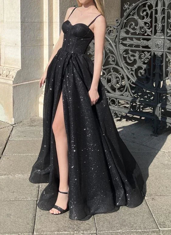 Black Prom Dress Long Prom Dress Fashion Sexy Party Dress Style Evening Dress Y6113 by simplepromdress