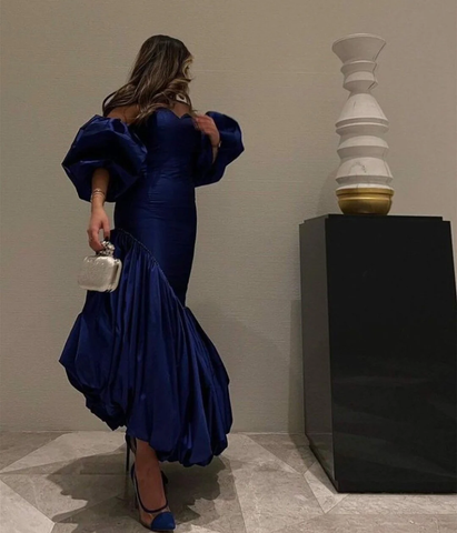Vestidos de fiesta azules, vestidos de noche, vestidos de fiesta, vestido formal sexy Y4023