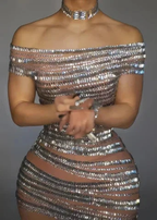 Sexy Crystal Beaded Mini Bodycon Party Dress Cocktail Dress Y8487 by simplepromdress