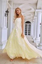 Ladies Spaghetti Strap V Neck Tulle Lace Floor Length Homecoming Dress Prom Wedding Evening Dress 28112 by numbersea