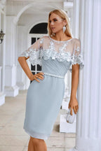 Ladies Chiffon Shawl Minimalist Lace Bridesmaid Evening Dresses Wedding Party Evening Dresses 28113 by numbersea