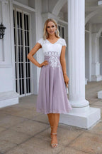 Lace Chiffon Lace Bridesmaid Dress Prom Dress PartyGown 28120 by numbersea