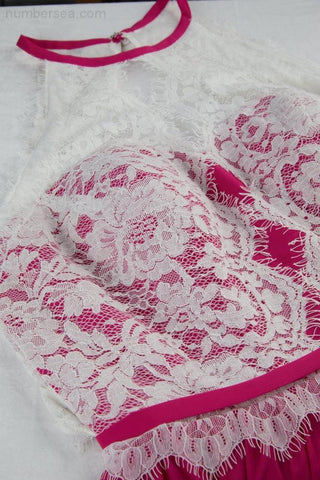 Women's Halter Neck Sleeveless Chiffon Lace Bridesmaid Evening Dress Wedding Prom Party Evening Dress 28120