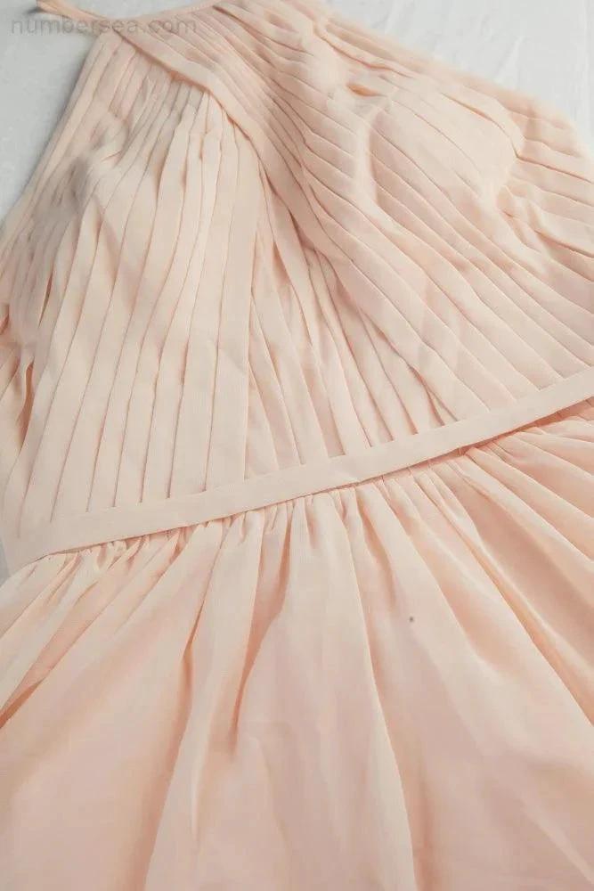 Women's Halter Neck Chiffon Fluffy Bridesmaid Evening Dress Wedding Party Beach Evening Dress 28104 by numbersea