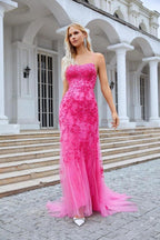 Ladies Spaghetti Strap Sequin V Neck Mermaid Long Bridesmaid Dress Prom Wedding Party Evening Dress 28086 by numbersea