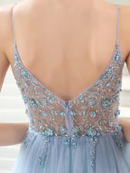 Boutique Evening Dresses Luxury Beaded Prom Dress Luxury Evening Party Dresses Spaghetti Strap Dressblee by DressbLee