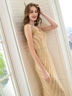 Boutique evening dresses Luxury Party Dress straps mermaid sexy elegant Prom dress by DressbLee