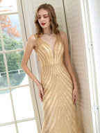 Boutique evening dresses Luxury Party Dress straps mermaid sexy elegant Prom dress by DressbLee