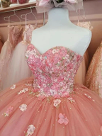 Glamorous Sweetheart Tulle Puffy Ball Gown Sweet 16 Dress Y2684 by simplepromdress