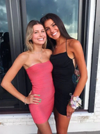 Sexy Black Short Homecoming Dress Black Dress Y2116 by simplepromdress