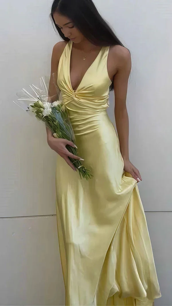 Sexy Backless Mermaid Party Prom Dress Formal Satin Evening Gown Y8119 by simplepromdress