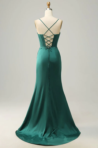 Mermaid Sweetheart Neck Lavender Long Prom Dress Formal Evening Dress Y2507