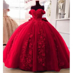 Beaded Princess Quinceanera Dresses with Big Bow Sweet 15 16 Ball Gown Y1485 by simplepromdress
