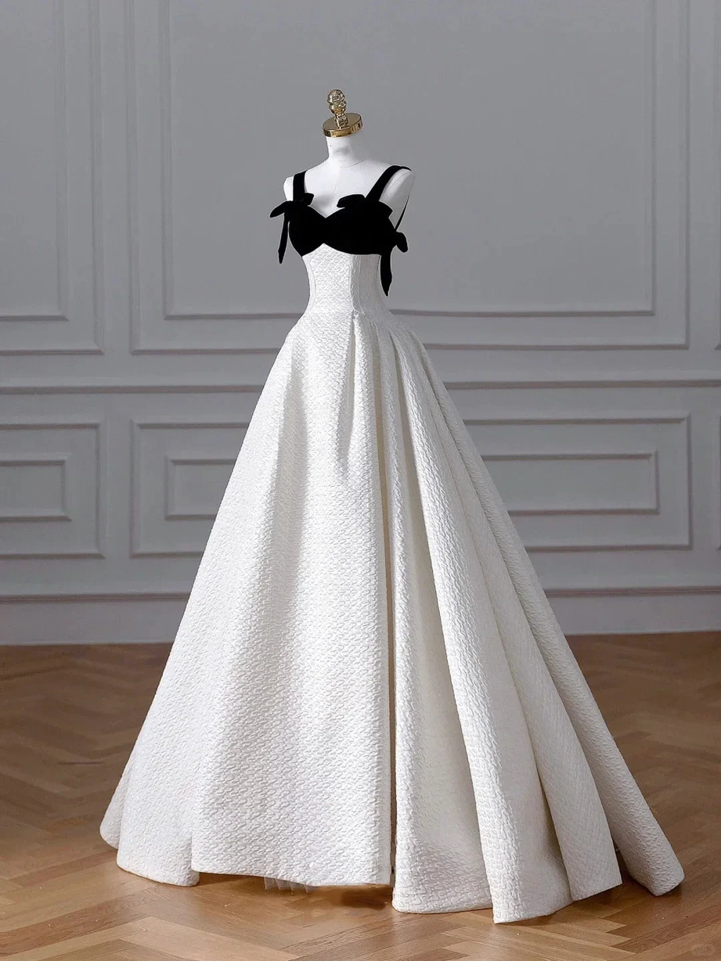 Elegant White Satin A Line Long Prom Dress Evening Dress,Formal Wedding Dress Y8611 by simplepromdress