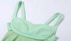 Green A-line Mini Homecoming Dress Backless Party Dress Y2510 by simplepromdress