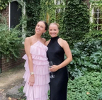 Sexy Halter Pink Layered Long Prom Evening Dresses,Chic Formal Gown Y1586 by simplepromdress