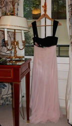 Elegant Straps Prom Dress Pink A Line Long Evening Dress Y7900 by simplepromdress
