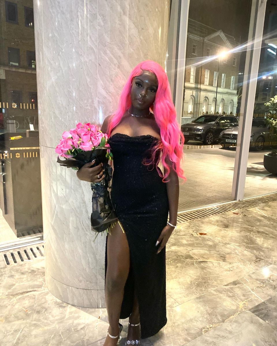 Charming Black Sheath/Column Evening Dress with Split  Y4244