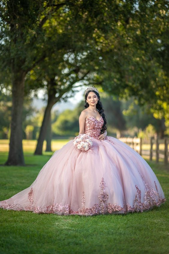 Amazing Sweetheart Neckline Quinceanera Ball Gown,Sweet 16 Dress Y6974 Hover Image