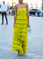 Elegant Ceremony Long Women Dress Off Shoulder Pleated Layered Women Evening Dress Custom Made Y5086