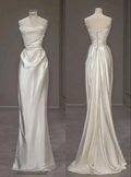 Wedding Dress Boho Sleeveless Mermaid Beach Princess Party Dress Y4610 by simplepromdress