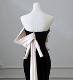 Elegant Satin Mermaid Train Formal Party Dress Prom Evening Dress Y6414 by simplepromdress