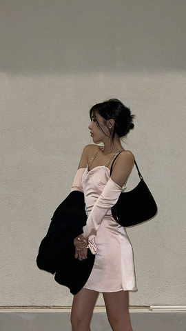 Simple Sheath Blush Pink 18th Birthday Dresses Short Birthday Outfits Pink Homecoming Dress Y6909