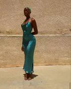 Simple Spaghetti Straps Prom Dress,Evening Dress Y1989 by simplepromdress
