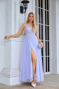 Ladies V Neck Chiffon Lace Spaghetti Strap Bridesmaid Dress Wedding Party Beach Evening Dress 28090 by numbersea