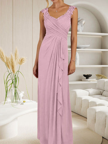 Vestido de malla plisada con escote corazón y corte en A color champán
