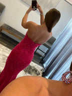 LAURYN |MERMAID SWEETHEART NECK SEQUINS PROM DRESS by KissProm