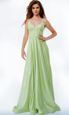 Vestido de fiesta largo rosa brillante SYP81