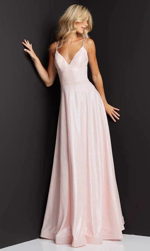 Long Shimmer Pink Prom Dress SYP81 by vivymakudress