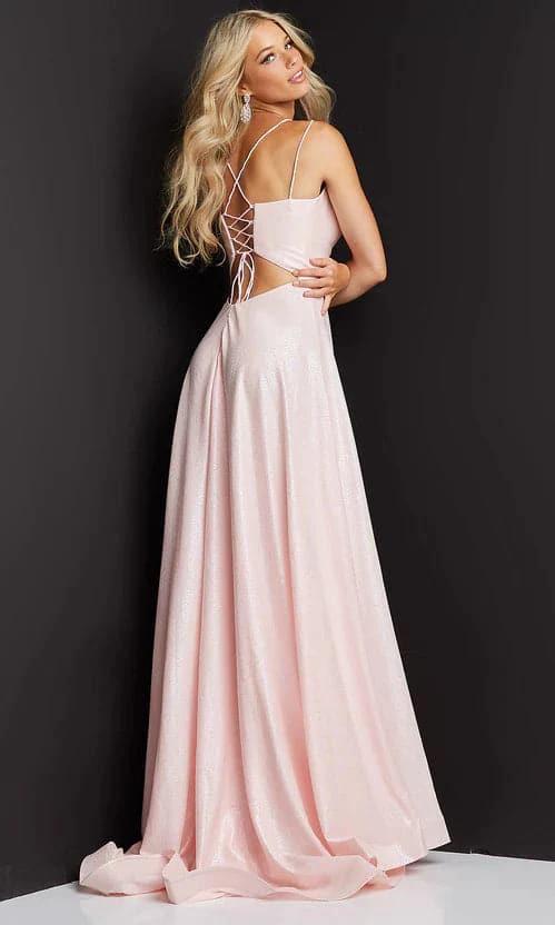 Long Shimmer Pink Prom Dress SYP81 by vivymakudress