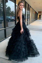 Tiered Ruffle Sweetheart Beaded Long Prom Dress by KissProm